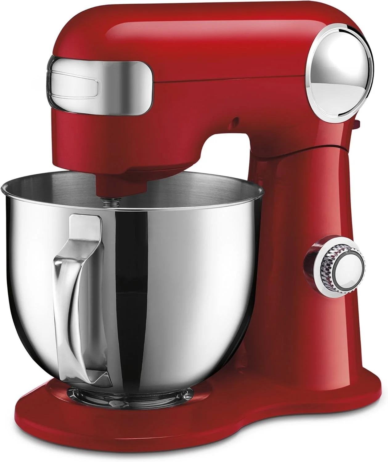 12-Speed Stand Mixer, 5.5 Qt Stainless Steel Bowl, Chef Whisk, Mixing Paddle, Dough Hook, Splash Guard, Ruby Red
12-Speed Stand Mixer, 5.5 Qt Stainless Steel Bowl, Chef Whisk, Mixing Paddle, Dough Hook, Splash Guard, Ruby Red