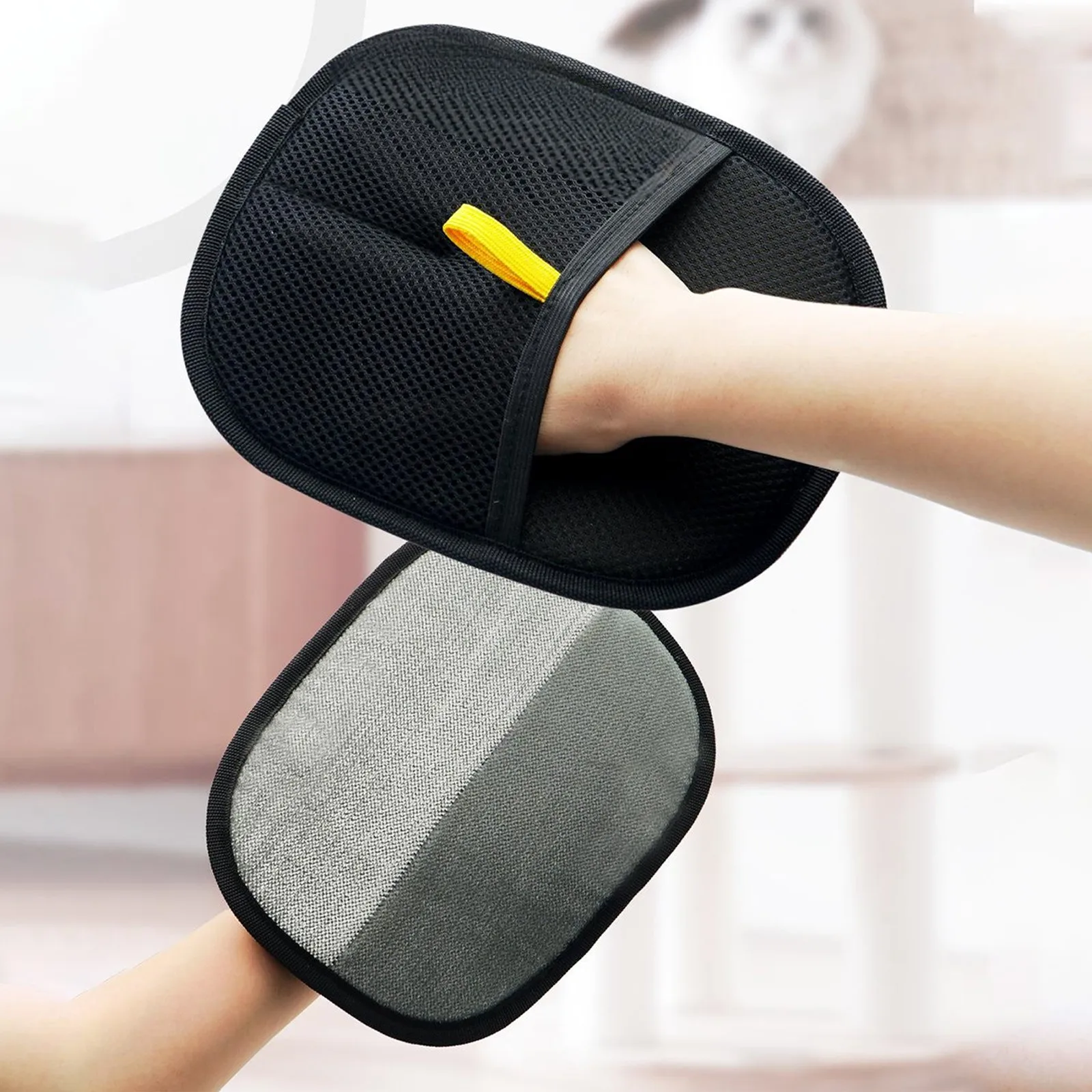 Double Sided Pet Versatile Grooming Gloves Reusable Washable Static Dust Brush Multifunctional Mesh Cloth Pet Grooming Gloves
Double Sided Pet Versatile Grooming Gloves Reusable Washable Static Dust Brush Multifunctional Mesh Cloth Pet Grooming Gloves