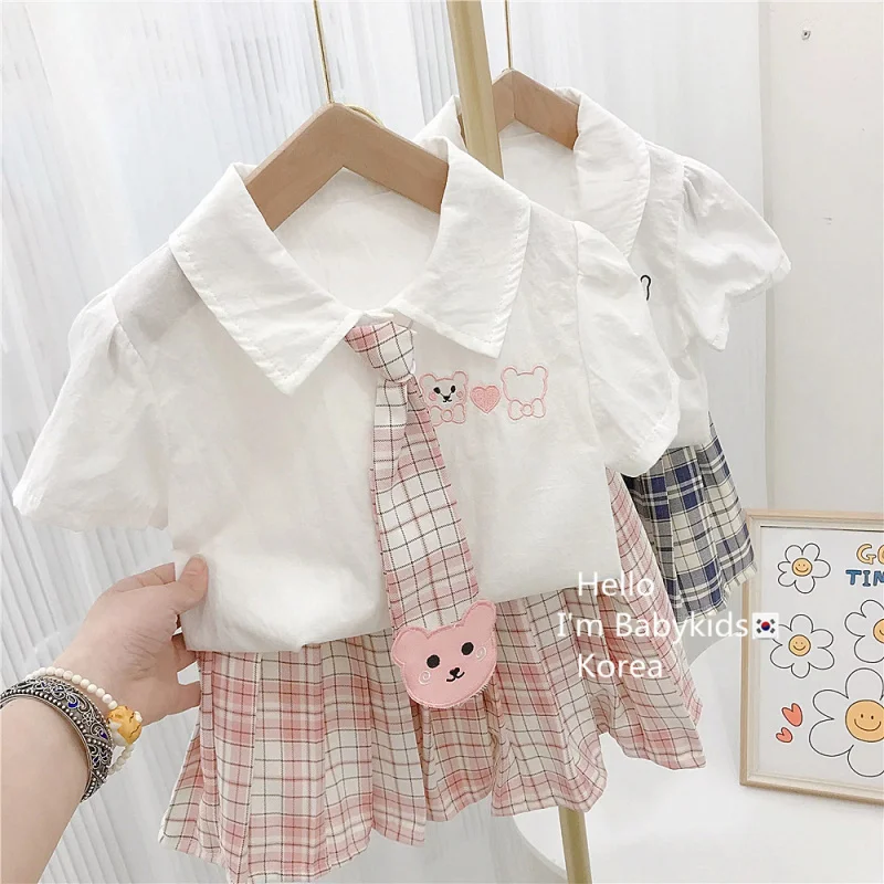 Girls' Suit Tie Academy StyleJKTrendy Children's Spring and Autumn New Fashionable Toddler Girl Two-Piece Set
Girls' Suit Tie Academy StyleJKTrendy Children's Spring and Autumn New Fashionable Toddler Girl Two-Piece Set