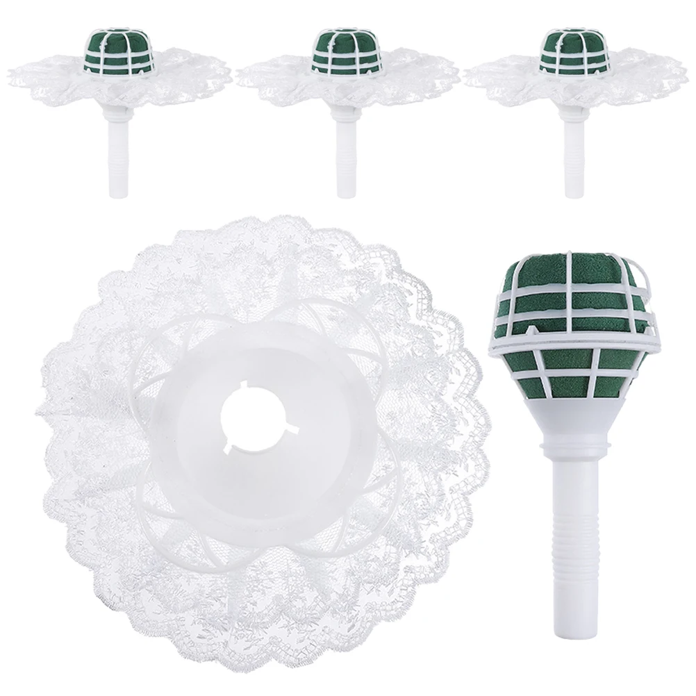 4 set 4 Sets Bridal Wedding Bouquet Holder Flower Handle Floral Holder Mud Bouquet Collar Lace Collar Diy Floral Handle Supplies
4 set 4 Sets Bridal Wedding Bouquet Holder Flower Handle Floral Holder Mud Bouquet Collar Lace Collar Diy Floral Handle Supplies