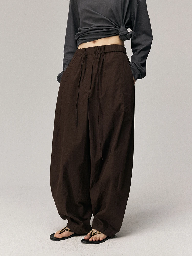 INOUTQ2025 Summer New Loose Straight Leg Elastic Waist Pure Cotton Wide Leg Pants High Waist ket Detail Casual Trousers
INOUTQ2025 Summer New Loose Straight Leg Elastic Waist Pure Cotton Wide Leg Pants High Waist ket Detail Casual Trousers