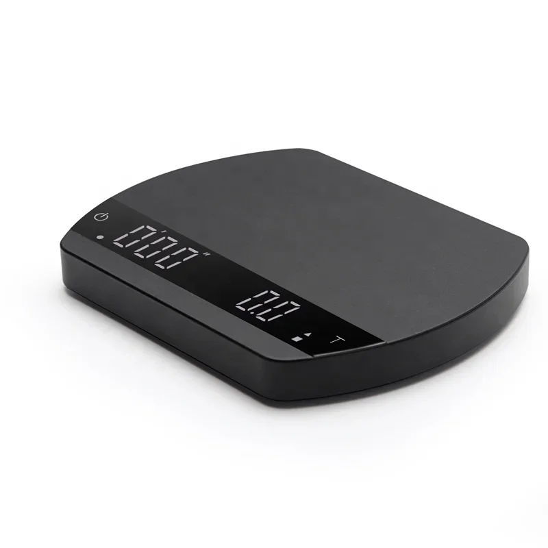 # Hot # Hot For Arc Incline USB Charge Simple Modern Design Elliptic Black Portable Smart Digital Drip Coffee Electronic Scale