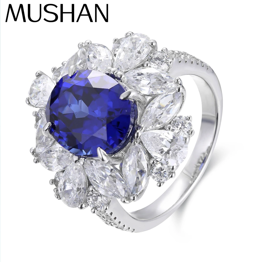 MUSHAN Custom Jewelry 925 Sterling Silver Ring Lab Blue Emerald Marquise Anniversary Ring for Women 18K Gold Plated Estate Ring
MUSHAN Custom Jewelry 925 Sterling Silver Ring Lab Blue Emerald Marquise Anniversary Ring for Women 18K Gold Plated Estate Ring