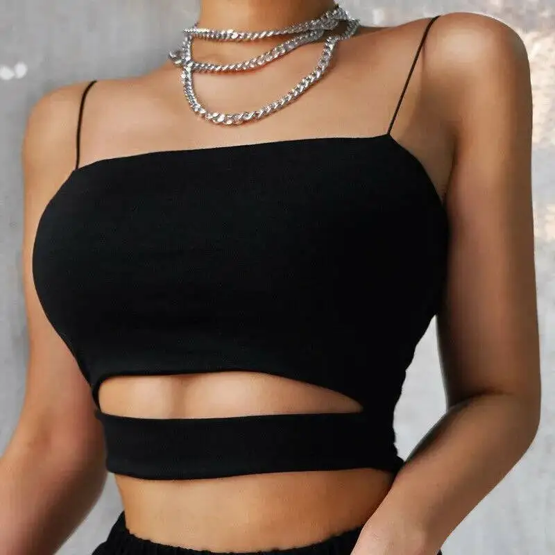 New Fashion Hot Women Summer Sexy Casual Sleeveless Cut Out Short Tee Shirt Crop Vest Strap Tank Top Blouse
New Fashion Hot Women Summer Sexy Casual Sleeveless Cut Out Short Tee Shirt Crop Vest Strap Tank Top Blouse
