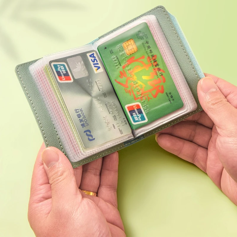 34 Slots Card Bag Rfid Business Card Holder Compact and Multifunctional Driver's License Holder Id Credit Card Holder Unisex
34 Slots Card Bag Rfid Business Card Holder Compact and Multifunctional Driver's License Holder Id Credit Card Holder Unisex