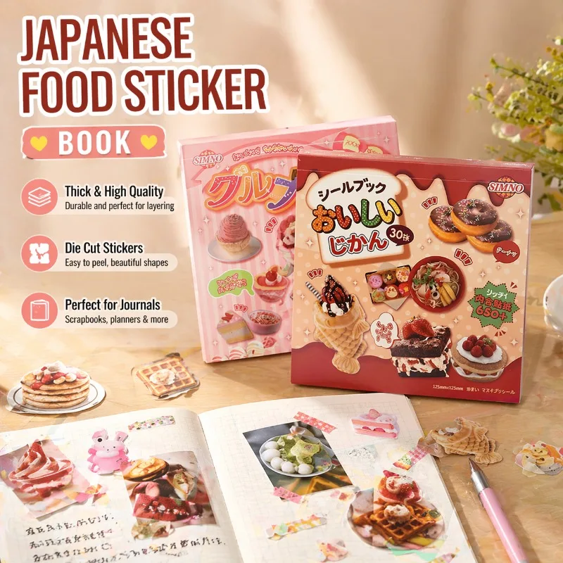 Vintage Japanese Cuisine Sticker Album Featured Abundant Thick Pages Assorted Retro Snack Patterns Precise Cutout Craft Vivid
Vintage Japanese Cuisine Sticker Album Featured Abundant Thick Pages Assorted Retro Snack Patterns Precise Cutout Craft Vivid