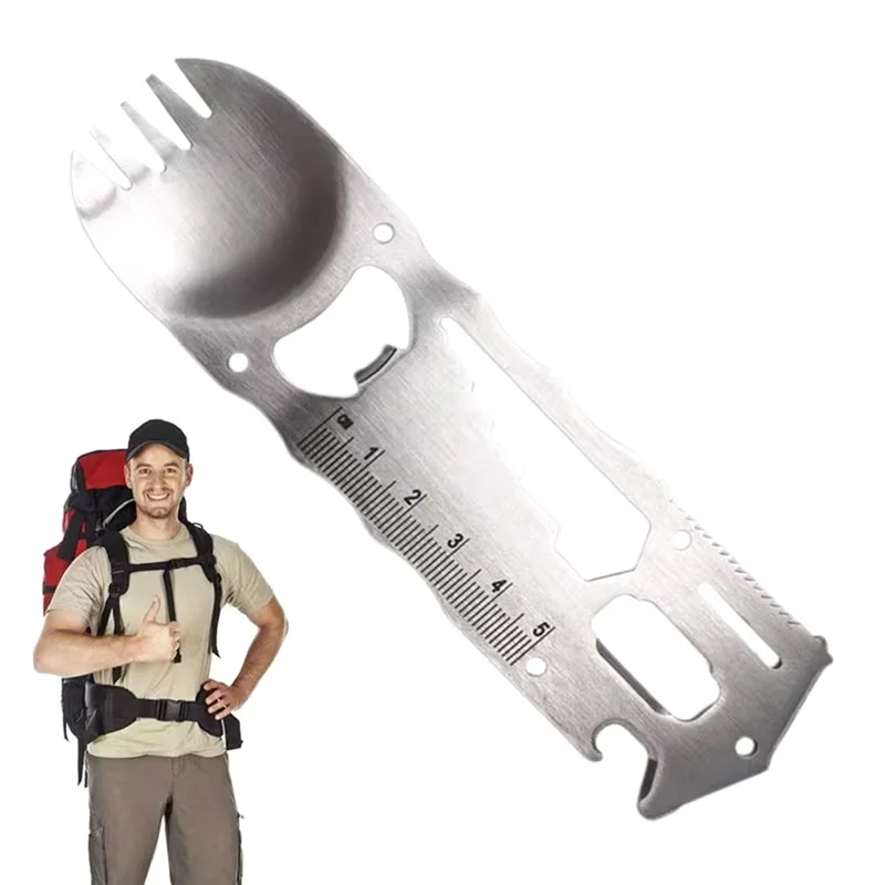 ELOS-Outdoor Survival Tools 9 In 1 Camping Multi-Functional Practical Fork Knife Spoon Bottle/Can Opener Wrech Screwdriver
ELOS-Outdoor Survival Tools 9 In 1 Camping Multi-Functional Practical Fork Knife Spoon Bottle/Can Opener Wrech Screwdriver