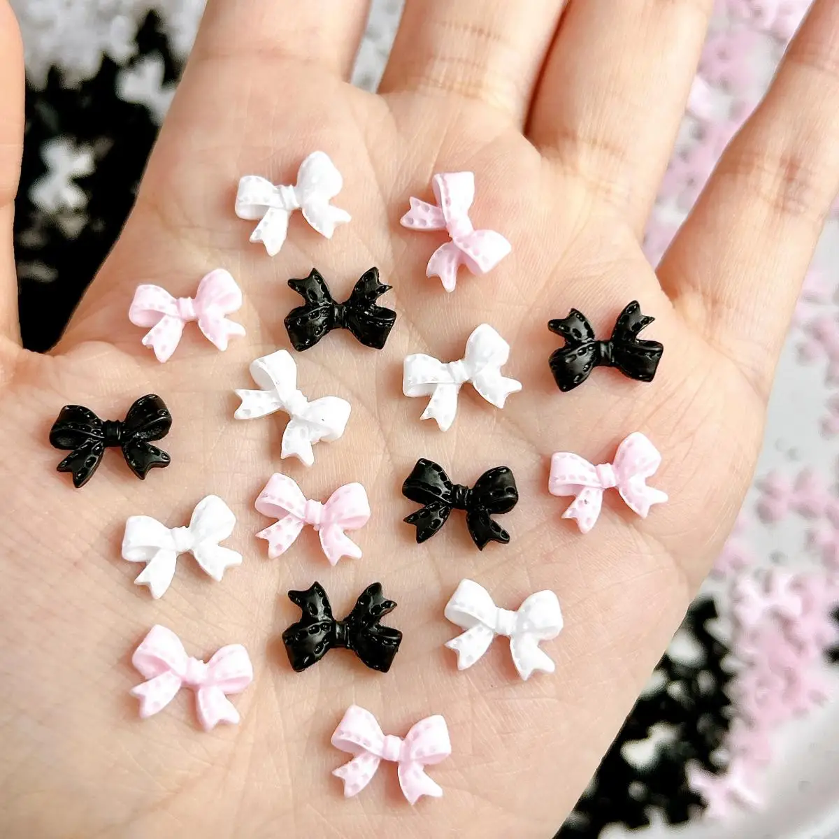3D Resin Y2K 3-Color Mixed Bow Nail Art Decoration Accessories Sweet Ribbon Bow Nail Charms Supplies for Phone Case Manicure DIY
3D Resin Y2K 3-Color Mixed Bow Nail Art Decoration Accessories Sweet Ribbon Bow Nail Charms Supplies for Phone Case Manicure DIY