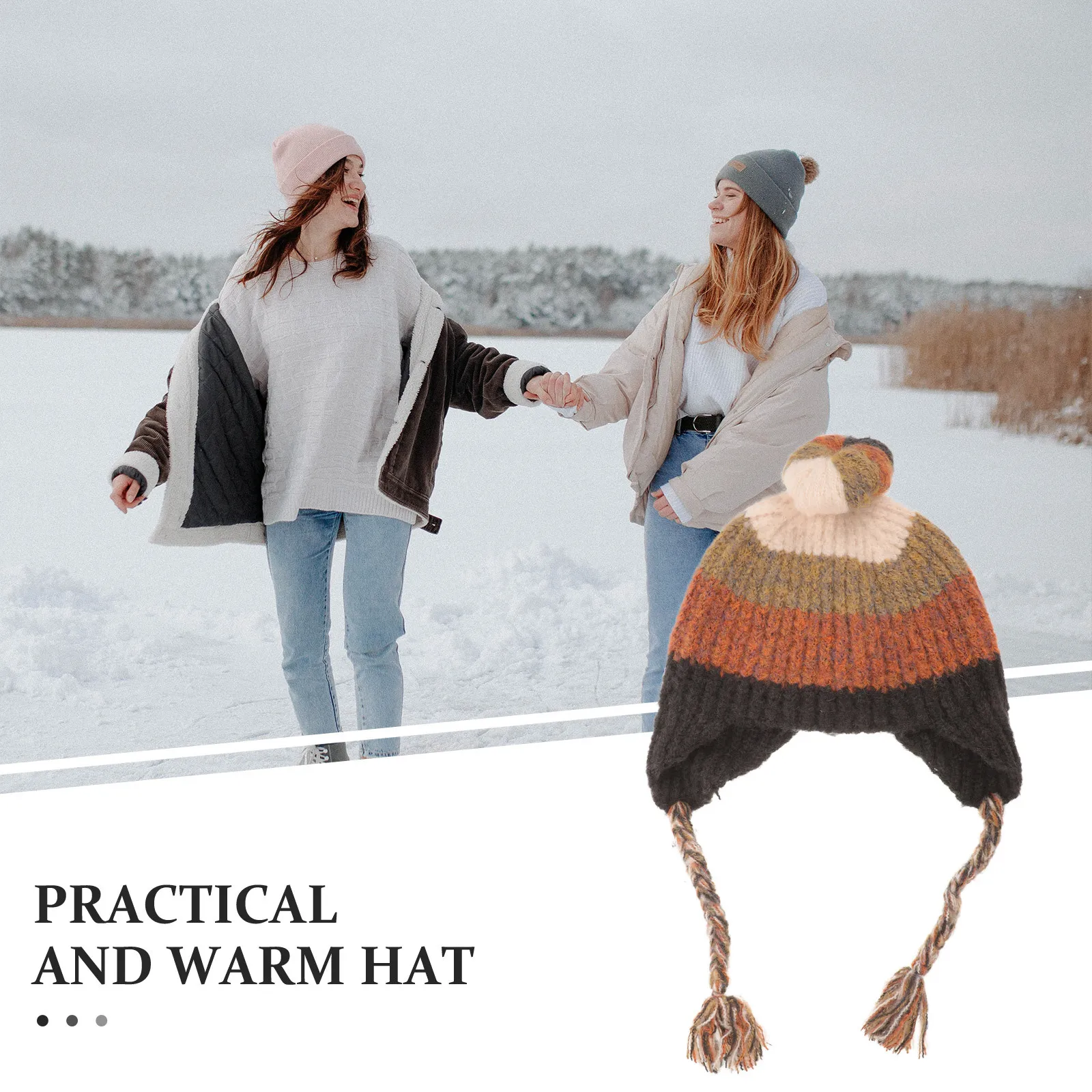 Knitted Hat Warm Winter Women Braids Delicate Design Supple Comfortable Outdoor Daily Wearing Gift Choice Knit Hat
Knitted Hat Warm Winter Women Braids Delicate Design Supple Comfortable Outdoor Daily Wearing Gift Choice Knit Hat
