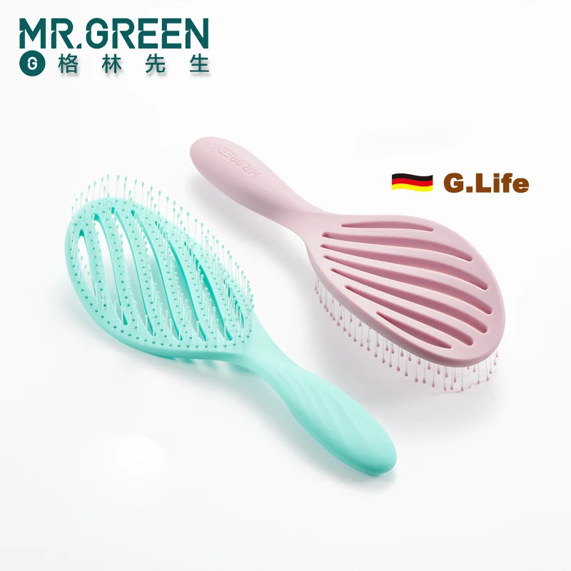 MR.GREEN Hollow Out Hair Brush Scalp Massage Combs Hair Styling Detangler Fast Blow Drying Detangling Tool Wet Dry Curly Hair
MR.GREEN Hollow Out Hair Brush Scalp Massage Combs Hair Styling Detangler Fast Blow Drying Detangling Tool Wet Dry Curly Hair