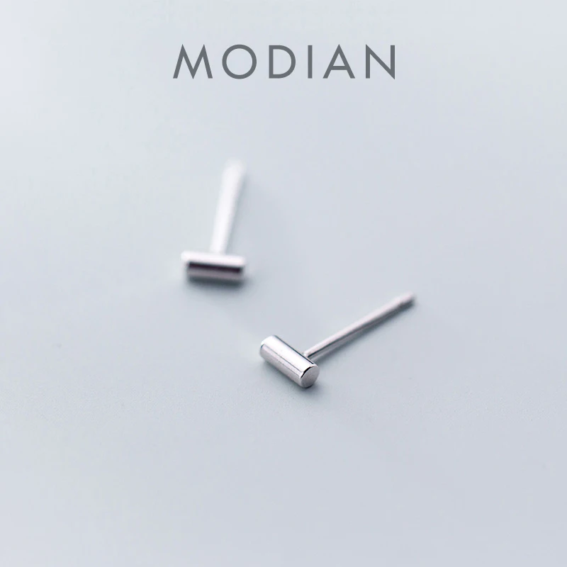Modian Minimalism Cylindrical Stud Earrings 925 Sterling Silver Fashion Tiny Ear for Women Statement Jewelry Prevent Allergy
Modian Minimalism Cylindrical Stud Earrings 925 Sterling Silver Fashion Tiny Ear for Women Statement Jewelry Prevent Allergy
