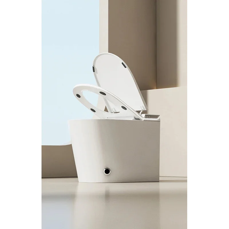 Luxury Smart Toilet with Tankless Design Instant Heating Adjustable Water Spray Bidet Automatic Flushing System
Luxury Smart Toilet with Tankless Design Instant Heating Adjustable Water Spray Bidet Automatic Flushing System
