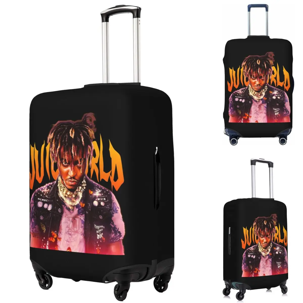 Juice Wrld Streetwear Suitcase Cover Protection Elastic Travel Luggage Protector Covers for 18-32 Inch
Juice Wrld Streetwear Suitcase Cover Protection Elastic Travel Luggage Protector Covers for 18-32 Inch