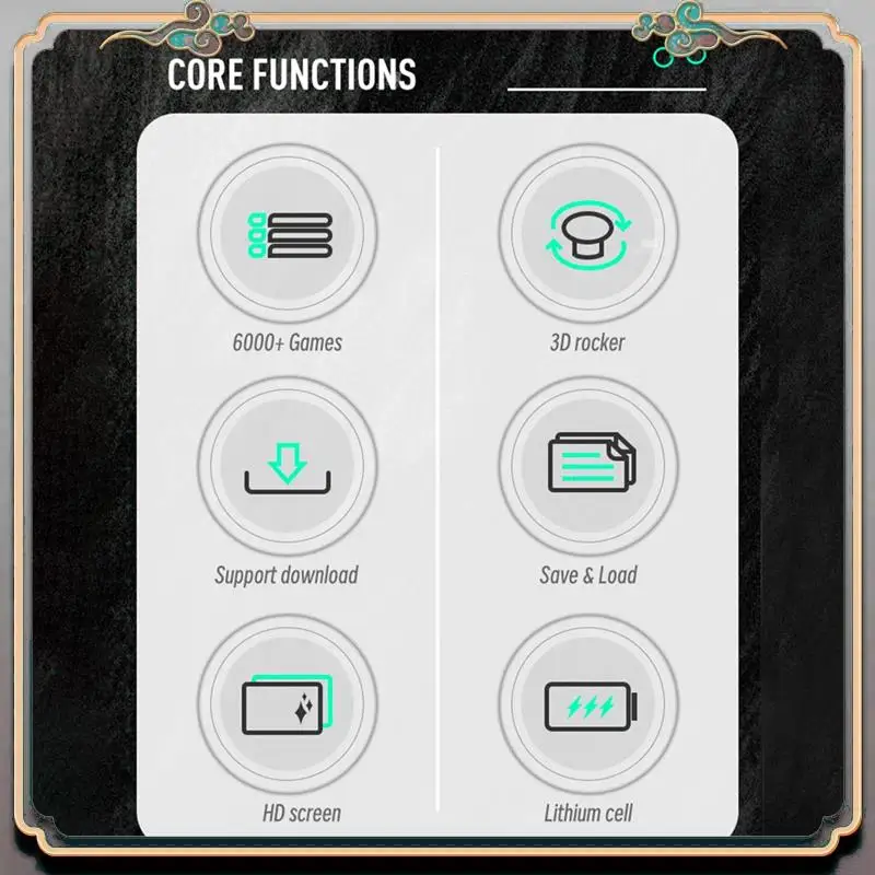 Accessories SF2000 Handheld Game Console Built-In 6000 Games Classic Mini 3 Inch Video Game Consoles Support AV Output
Accessories SF2000 Handheld Game Console Built-In 6000 Games Classic Mini 3 Inch Video Game Consoles Support AV Output