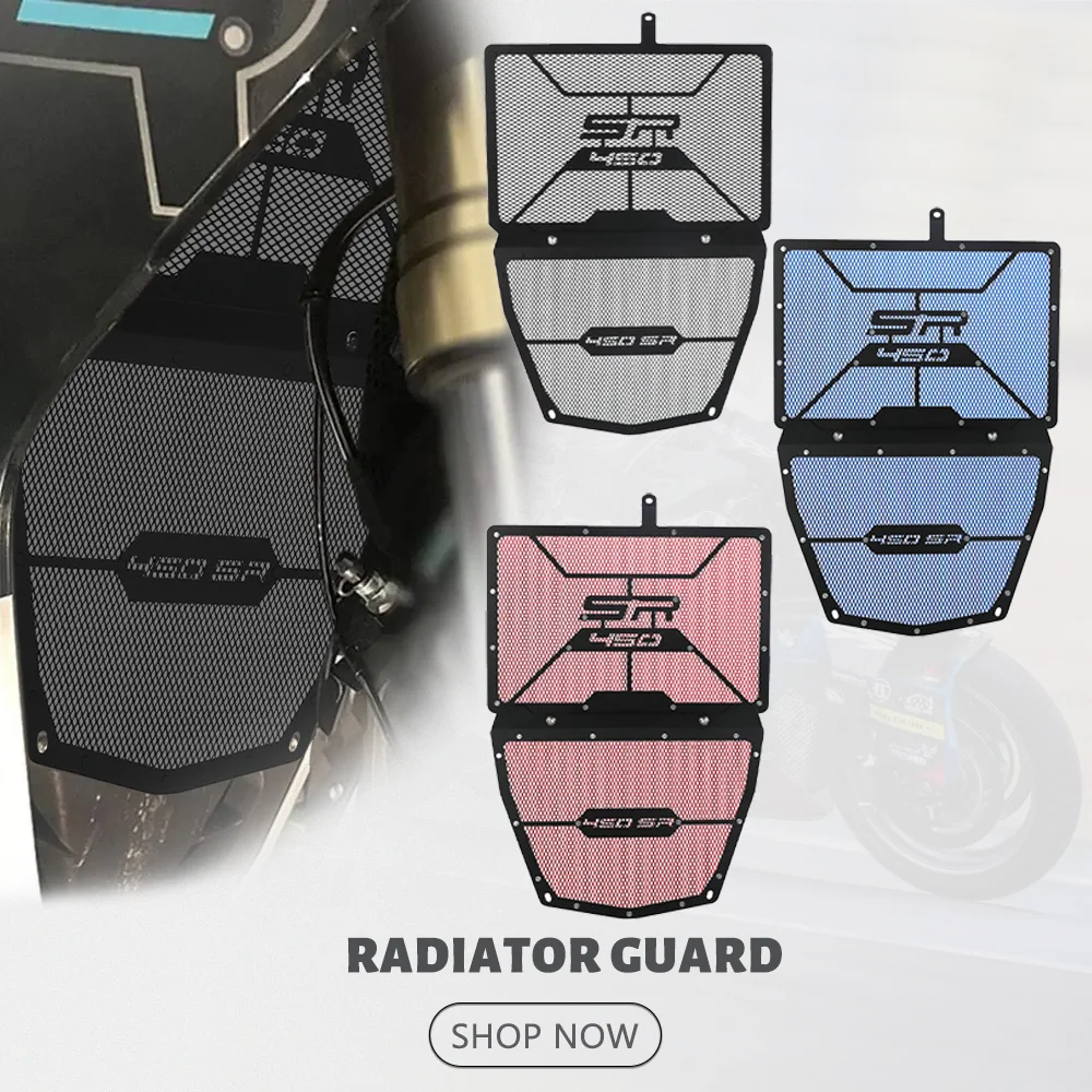 FOR CFMOTO CF MOTO 450SR 450SS 450SR-S otorcycle aluminium Radiator Guard Grille Cover Protector 450 SR/SS/SR-S 2022 2023 2024
FOR CFMOTO CF MOTO 450SR 450SS 450SR-S otorcycle aluminium Radiator Guard Grille Cover Protector 450 SR/SS/SR-S 2022 2023 2024