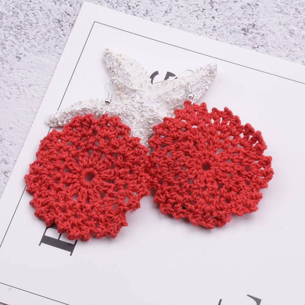 Classic Retro Women's Earrings Handmade Crocheted Features Versatile Fashion Ornaments
Classic Retro Women's Earrings Handmade Crocheted Features Versatile Fashion Ornaments