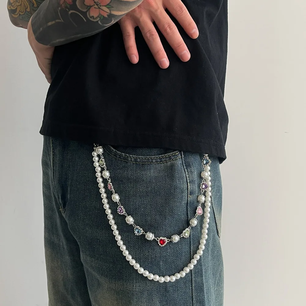 Cool Tassel Pearl Waist Chain Gothic Zinc Alloy Tassel Jeans Chain Harajuku Bag Chain Pants Chain Steet
Cool Tassel Pearl Waist Chain Gothic Zinc Alloy Tassel Jeans Chain Harajuku Bag Chain Pants Chain Steet