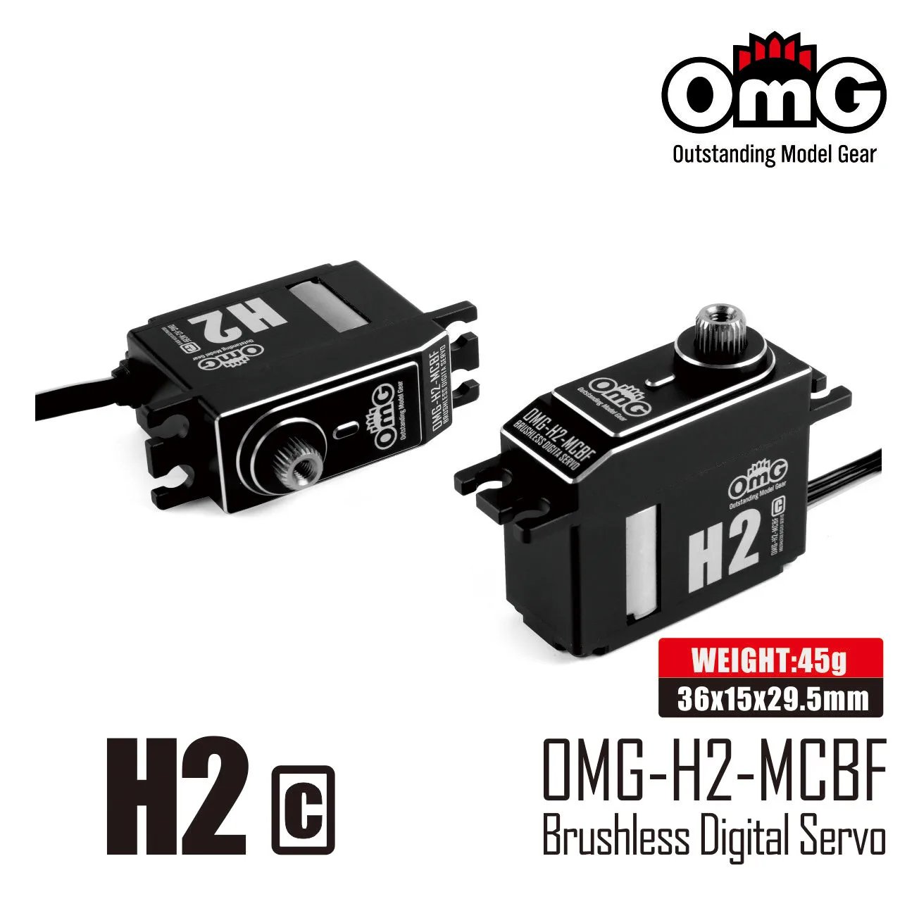 OmG H2-MCBF 14 кг Бесщеточный средний цифровой сервопривод Мини-бесщеточный сервопривод для вертолета 520/550/самолета с фиксированным крылом
OmG H2-MCBF 14 кг Бесщеточный средний цифровой сервопривод Мини-бесщеточный сервопривод для вертолета 520/550/самолета с фиксированным крылом