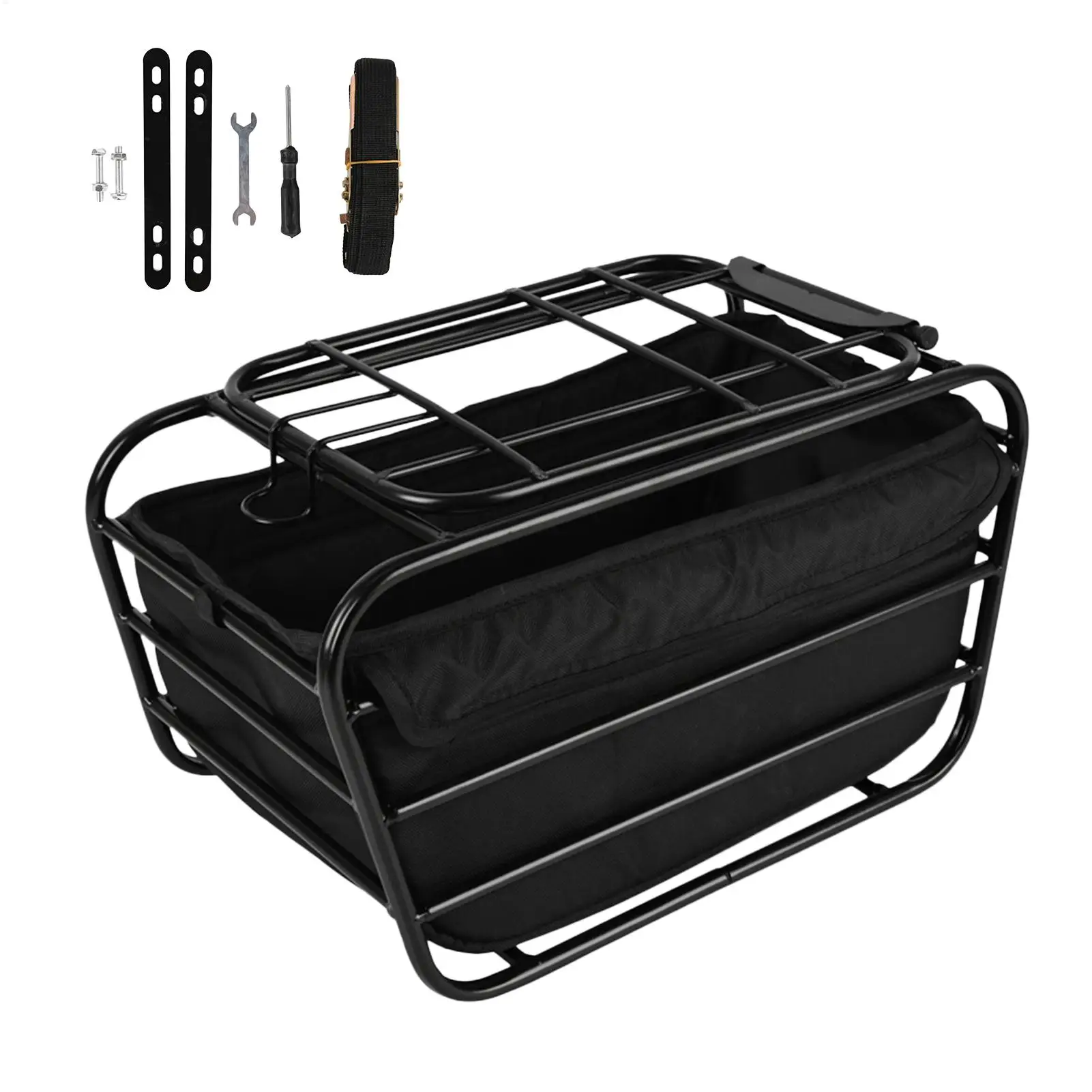 Basket For Bike Safety Large Capacity Organizer Bike Pet Carrier Cargo Basket For All-Weather Road Cycling City Riding Commuting
Basket For Bike Safety Large Capacity Organizer Bike Pet Carrier Cargo Basket For All-Weather Road Cycling City Riding Commuting