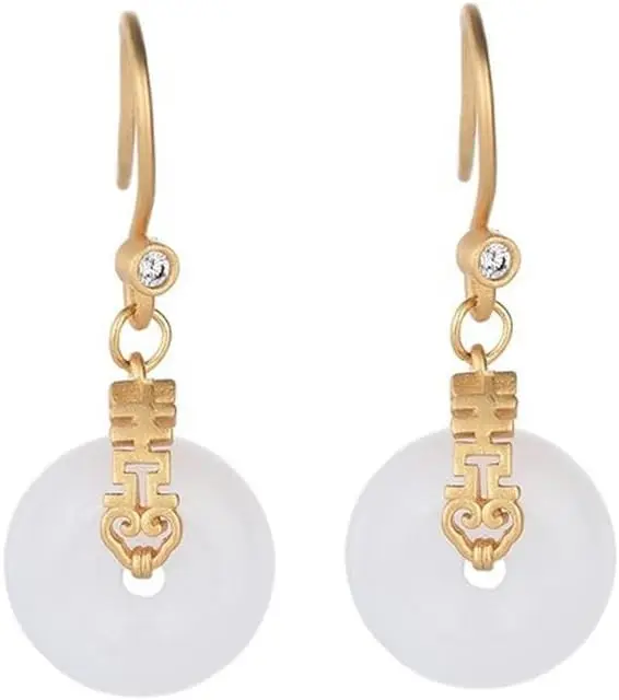 Creative happiness earrings amulet dangle earrings retro drop earrings female
Creative happiness earrings amulet dangle earrings retro drop earrings female