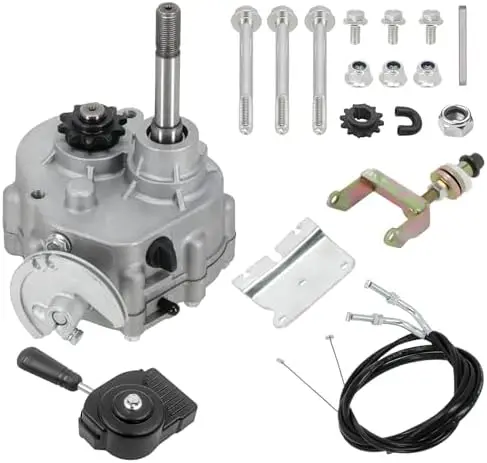 maXpeedingrods Go Kart Gearbox Kit 212cc, 3-Mode Shift, Fits 2HP-13HP 4-Stroke Engines, #35 Chain, for 30 Series Torque Converte
maXpeedingrods Go Kart Gearbox Kit 212cc, 3-Mode Shift, Fits 2HP-13HP 4-Stroke Engines, #35 Chain, for 30 Series Torque Converte