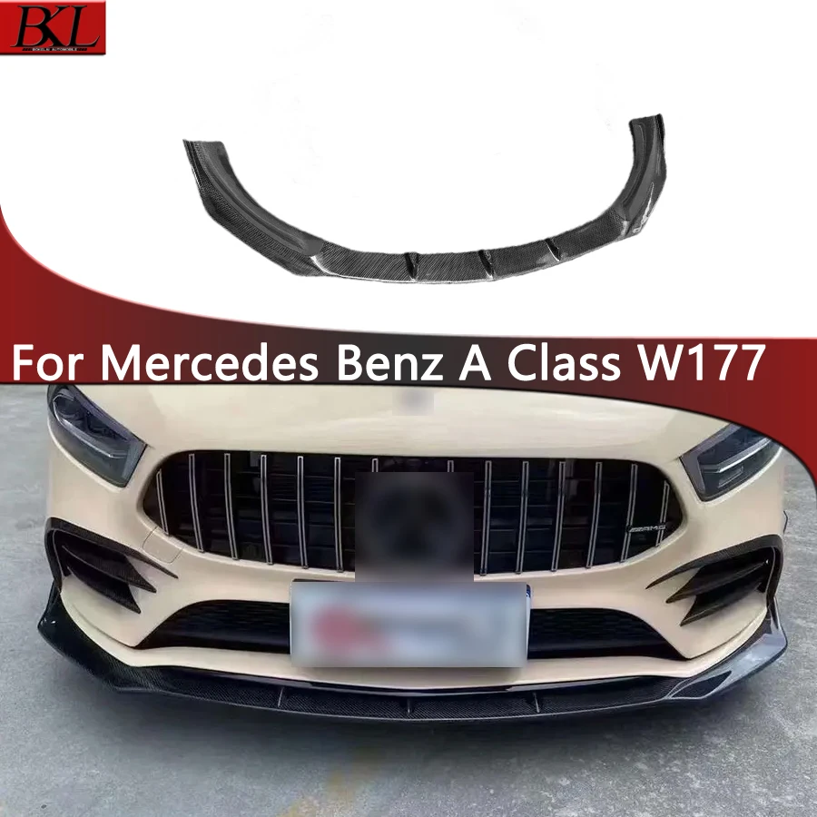 For Mercedes Benz A Class W177 2019 Carbon Fiber Car Front Bumper Lip Front lip Diffuser Front Chin Spoiler Body Kit
For Mercedes Benz A Class W177 2019 Carbon Fiber Car Front Bumper Lip Front lip Diffuser Front Chin Spoiler Body Kit