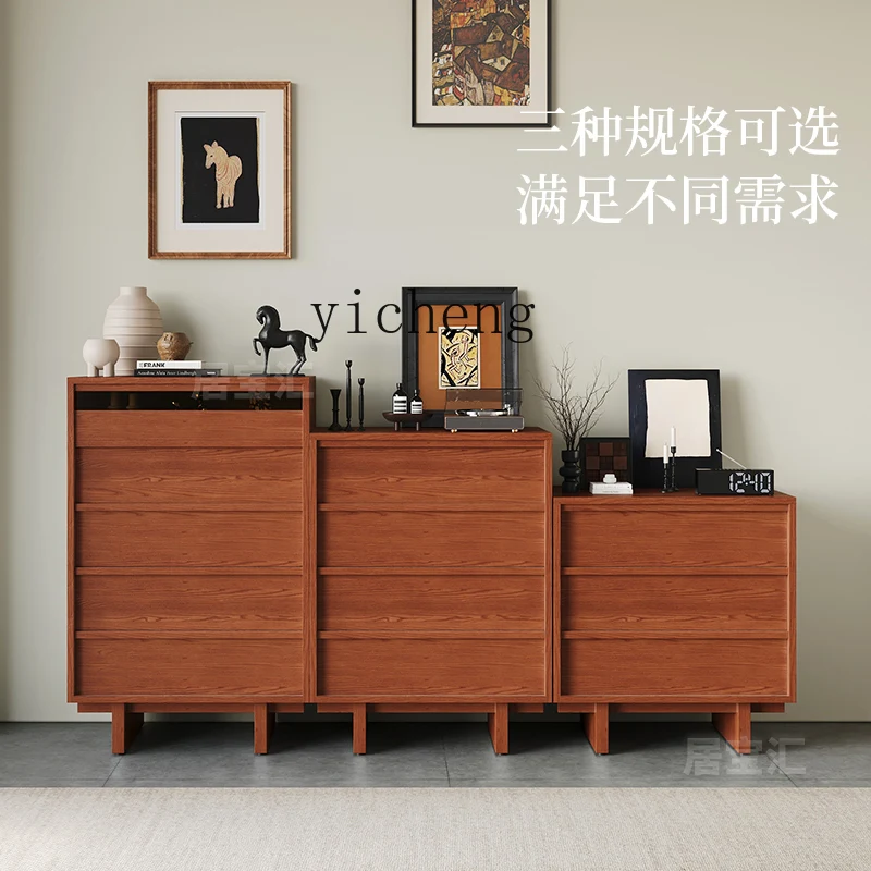 ZK retro style chest of drawers, solid wood against the wall, simple household entrance, living room bedroom storage cabinet
ZK retro style chest of drawers, solid wood against the wall, simple household entrance, living room bedroom storage cabinet