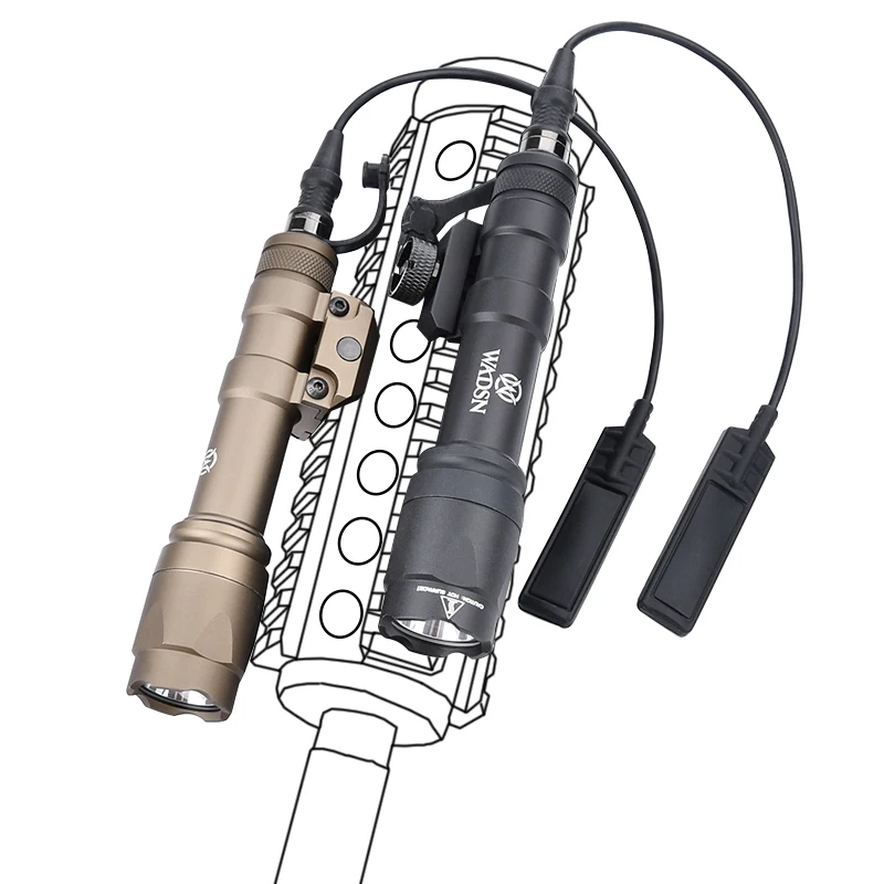 WADSN Surefir M600 M300 M600C M300A Airsoft High Power Flashlight Tactical Scout LED Light AR15 Hunting Spotlight SF Plug
WADSN Surefir M600 M300 M600C M300A Airsoft High Power Flashlight Tactical Scout LED Light AR15 Hunting Spotlight SF Plug