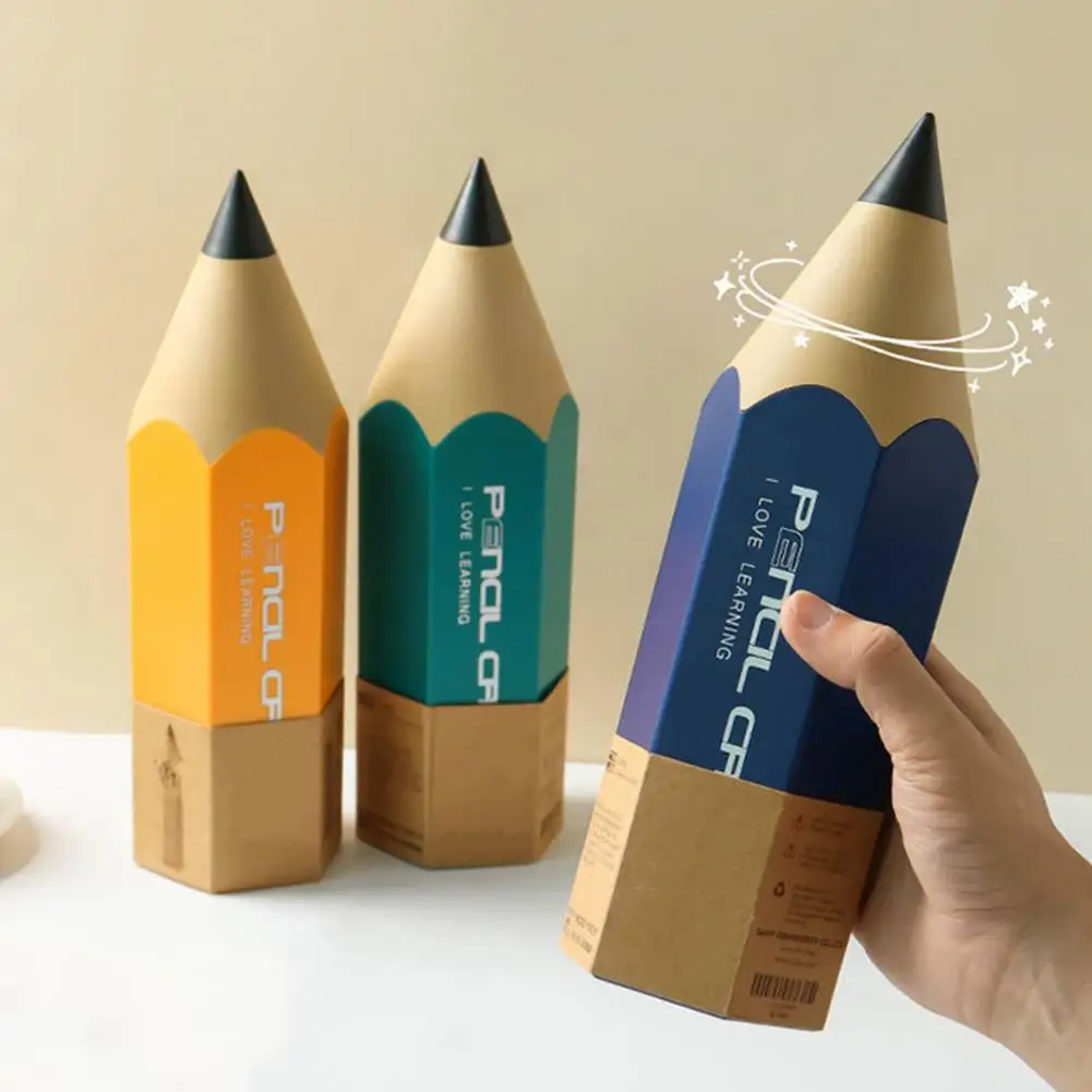 Desktop Pen Holder Capacity Pencil Shape Pen Holder with Dustproof Lid Ideal Organizer for Students Classrooms Desktops Artist
Desktop Pen Holder Capacity Pencil Shape Pen Holder with Dustproof Lid Ideal Organizer for Students Classrooms Desktops Artist