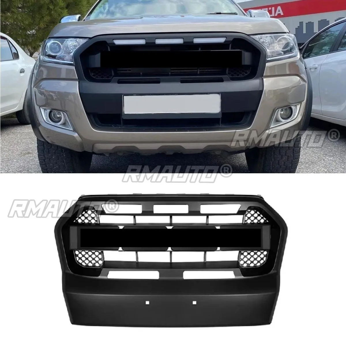 For Ranger Car Bumper LED Grill Racing Grills Front Bumper Grill Racing Grills for Ford Ranger T7 Car Accessories
For Ranger Car Bumper LED Grill Racing Grills Front Bumper Grill Racing Grills for Ford Ranger T7 Car Accessories