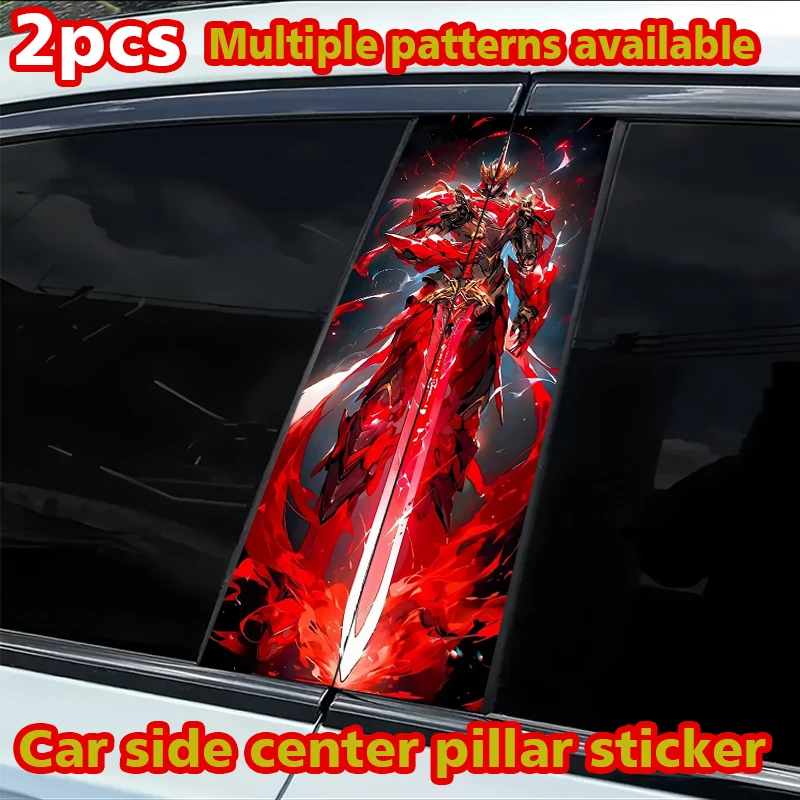 2 наклейки на центральные стойки автомобиля, красные наклейки для защиты от царапин на B-стойках, серия «Бронированный рыцарь»
2 наклейки на центральные стойки автомобиля, красные наклейки для защиты от царапин на B-стойках, серия «Бронированный рыцарь»