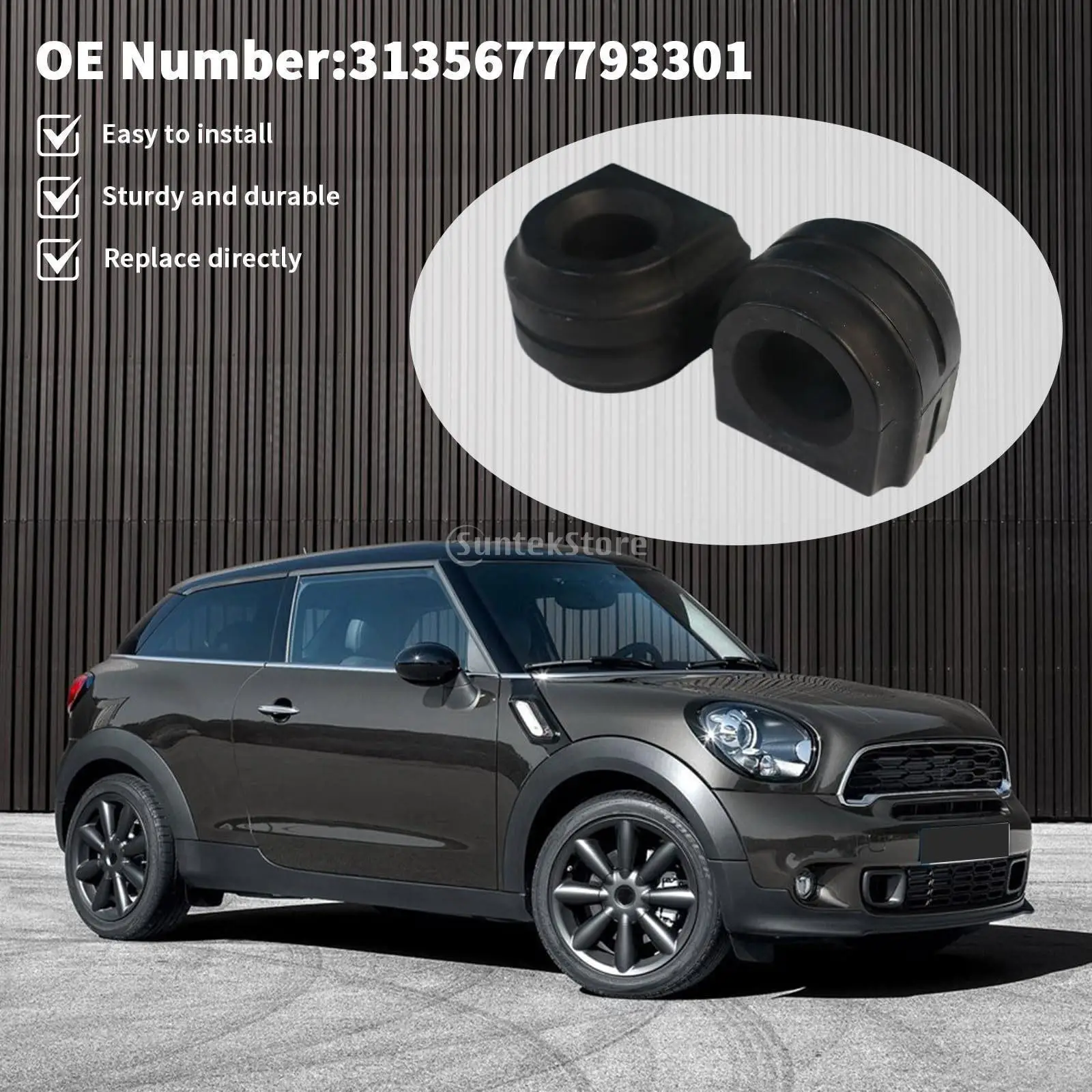 Front Stabilizer Bushing Anti Roll Bar Bush Directly Replace Professional Sturdy Spare Parts for R60 R57 R61 31356777933
Front Stabilizer Bushing Anti Roll Bar Bush Directly Replace Professional Sturdy Spare Parts for R60 R57 R61 31356777933