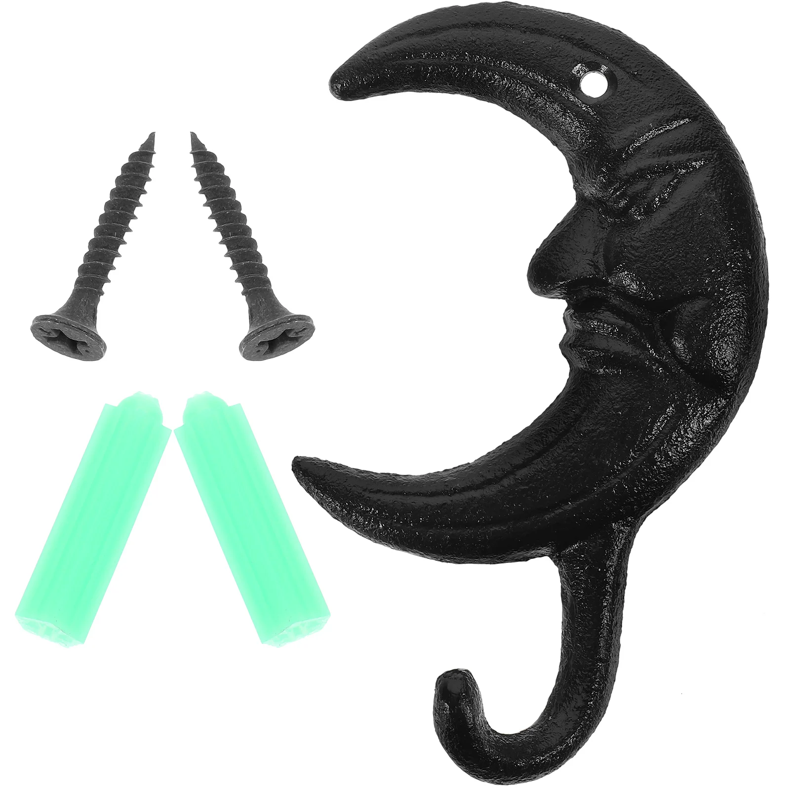 Retro Cast Iron Hook Wall Hanger Hooks Hat Single Bedroom Hanging Wrought Vintage Style Moon Shaped
Retro Cast Iron Hook Wall Hanger Hooks Hat Single Bedroom Hanging Wrought Vintage Style Moon Shaped