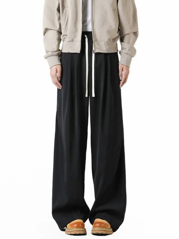 Men's Straight Leg Harem Pants Spring Autumn American High Street Hiphop Drapey Wide Leg Suit Pants Floor Length Trousers
Men's Straight Leg Harem Pants Spring Autumn American High Street Hiphop Drapey Wide Leg Suit Pants Floor Length Trousers