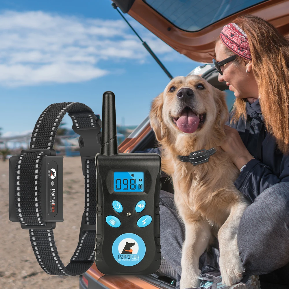 Paipaitek Dog Training Collar 2-in-1 Beep Vibration 1600ft Remote Waterproof No Shock Bark Control Adjustable For All Dogs
Paipaitek Dog Training Collar 2-in-1 Beep Vibration 1600ft Remote Waterproof No Shock Bark Control Adjustable For All Dogs