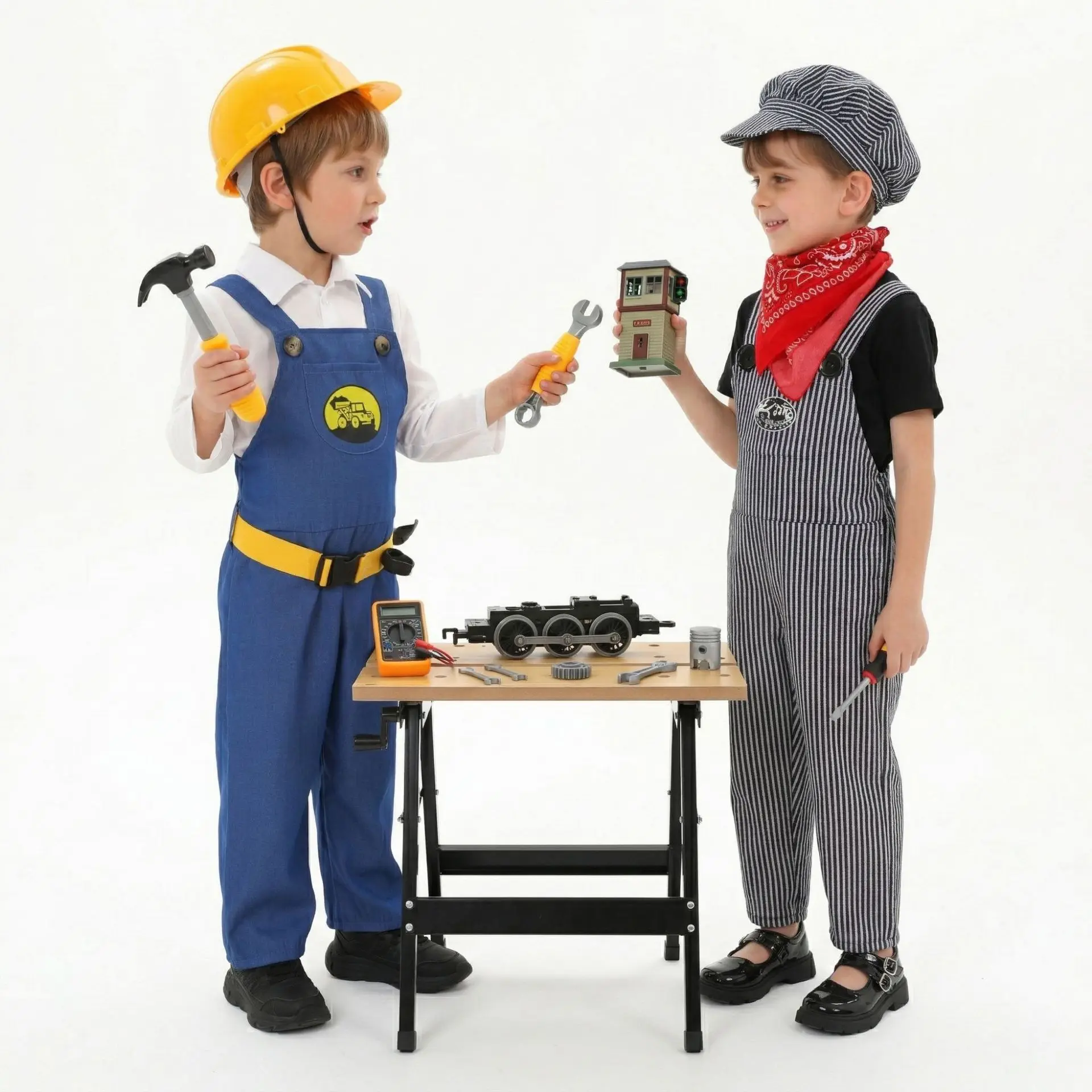 Engineer Costume Boys Engineer Overalls Outfit Halloween School Play Themed Party Performance Costume Overalls
Engineer Costume Boys Engineer Overalls Outfit Halloween School Play Themed Party Performance Costume Overalls