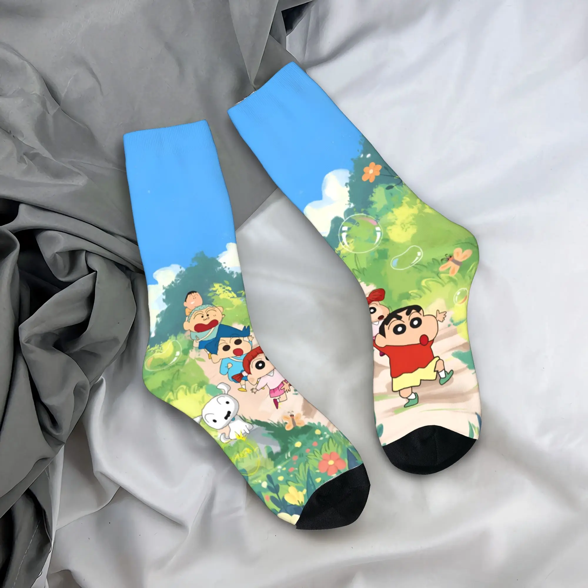 Custom Kawaii Print Crayons Shins Chans Socks for Women Men Stretchy Summer Autumn Winter Cartoon Crew Socks
Custom Kawaii Print Crayons Shins Chans Socks for Women Men Stretchy Summer Autumn Winter Cartoon Crew Socks