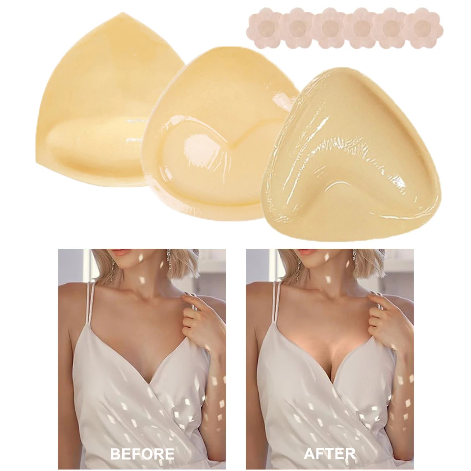 Reusable Double-sided Sticky Bra Inserts Push Up Thick Sponge Breast Lift Pads Cup Enhancer Pads For Bikini Dress Swimsuit
Reusable Double-sided Sticky Bra Inserts Push Up Thick Sponge Breast Lift Pads Cup Enhancer Pads For Bikini Dress Swimsuit