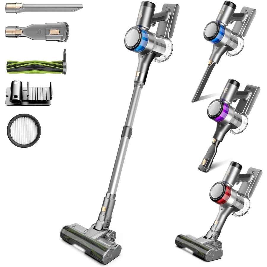 Беспроводной вертикальный пылесос S9X для дома, 400 Вт, 50 кПа, до 55 минут работы, с интеллектуальной индукционной автоматической регулировкой, перезаряжаемый
Беспроводной вертикальный пылесос S9X для дома, 400 Вт, 50 кПа, до 55 минут работы, с интеллектуальной индукционной автоматической регулировкой, перезаряжаемый