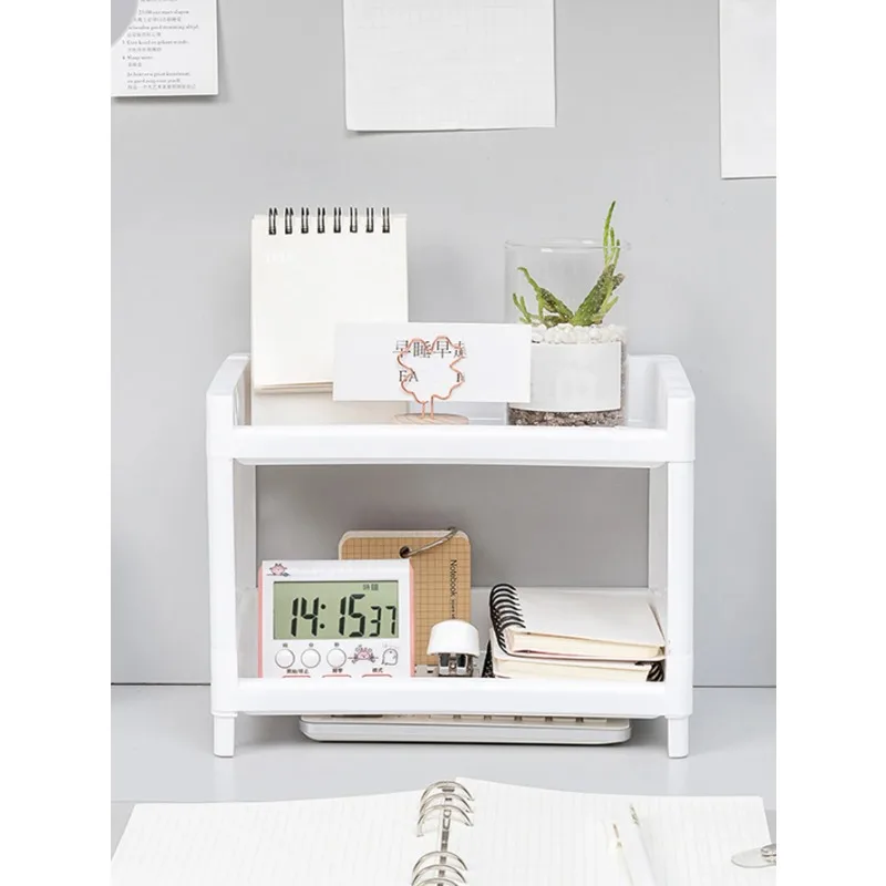 1PC PP Desktop Double Layer Storage Rack Rectangular White Organizing Student Desk Office Cosmetics Stationery
1PC PP Desktop Double Layer Storage Rack Rectangular White Organizing Student Desk Office Cosmetics Stationery