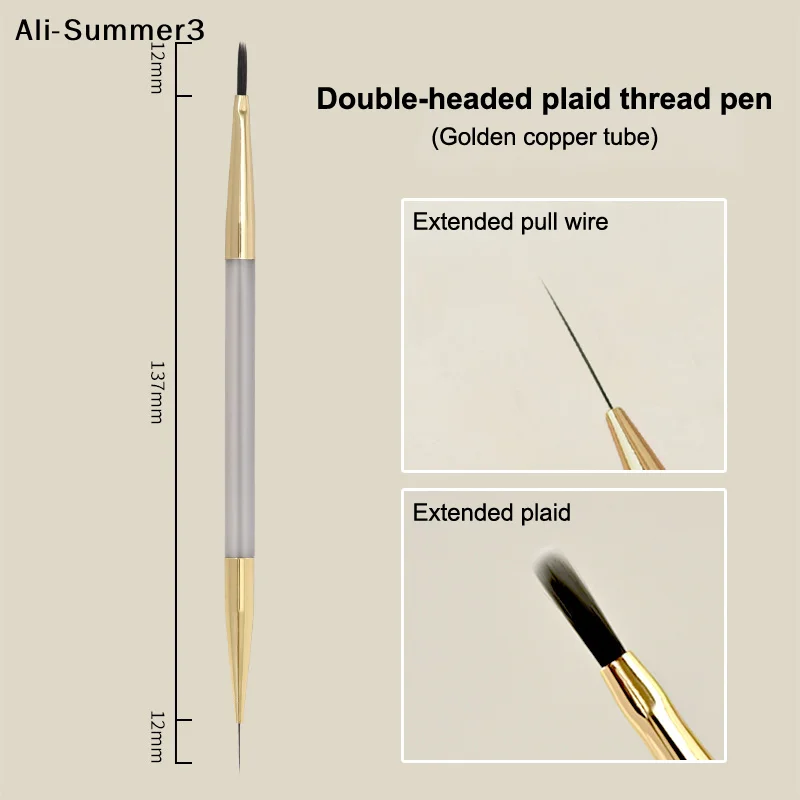 【YS31】Nail Art Brush Multifunctional Stripe Liner Brushes Modeling Water Ripple DIY Design Hard Bristle Brush Nail Art Tools
【YS31】Nail Art Brush Multifunctional Stripe Liner Brushes Modeling Water Ripple DIY Design Hard Bristle Brush Nail Art Tools