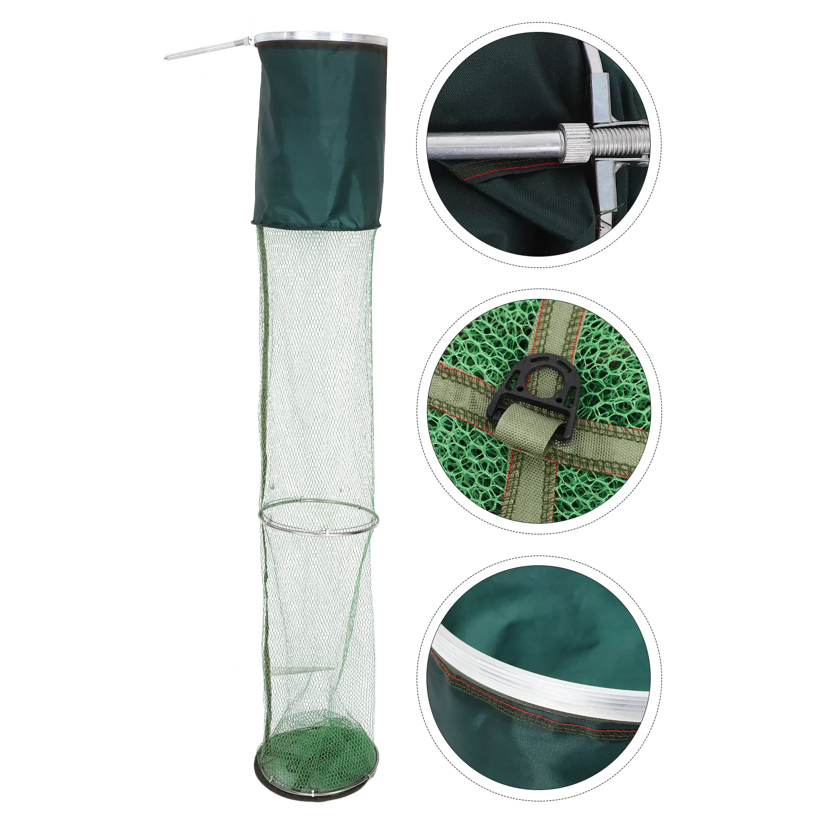 Foldable Fishing Net Cage Stainless Steel Portable Outdoor Shrimp Crawfish Minnow Catching Net Lightweight Wear-Resist Fish
Foldable Fishing Net Cage Stainless Steel Portable Outdoor Shrimp Crawfish Minnow Catching Net Lightweight Wear-Resist Fish