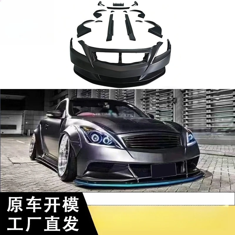 For G37 Two Door Wide Body Surrounded Resin Front Bar Side Skirt Rear Lip Tail Body Kit
For G37 Two Door Wide Body Surrounded Resin Front Bar Side Skirt Rear Lip Tail Body Kit