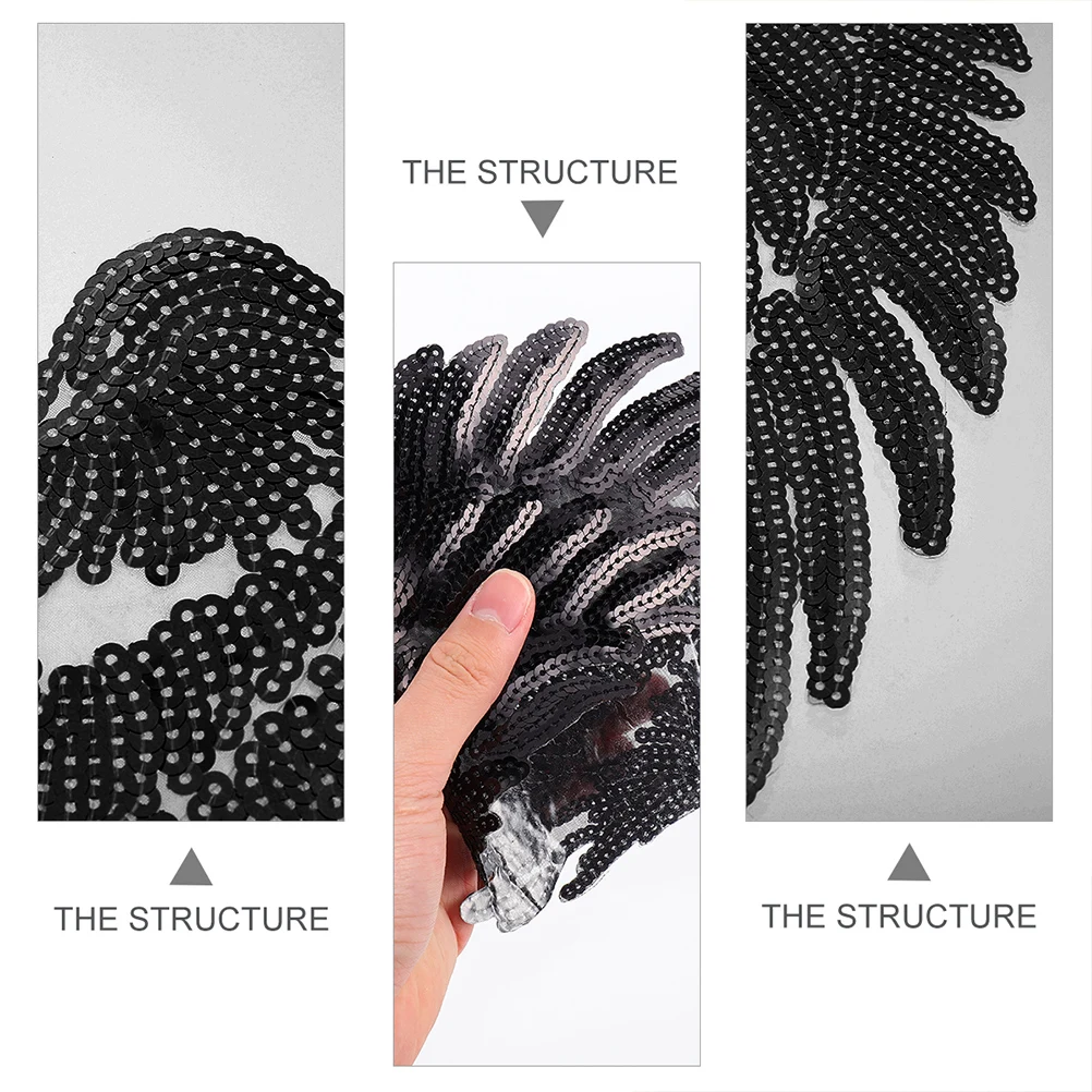 2 Pairs Sequin Angel Wings Patch for DIY Sewing Clothes Garment Decor Iron On Style Applique Elastic
2 Pairs Sequin Angel Wings Patch for DIY Sewing Clothes Garment Decor Iron On Style Applique Elastic