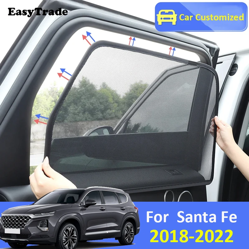 For Hyundai Santa Fe 2018-2022 Magnetic Sunshield Car Sunshade Side Window Mesh Curtains Sunscreen Heat Insulation Sun Visor
For Hyundai Santa Fe 2018-2022 Magnetic Sunshield Car Sunshade Side Window Mesh Curtains Sunscreen Heat Insulation Sun Visor