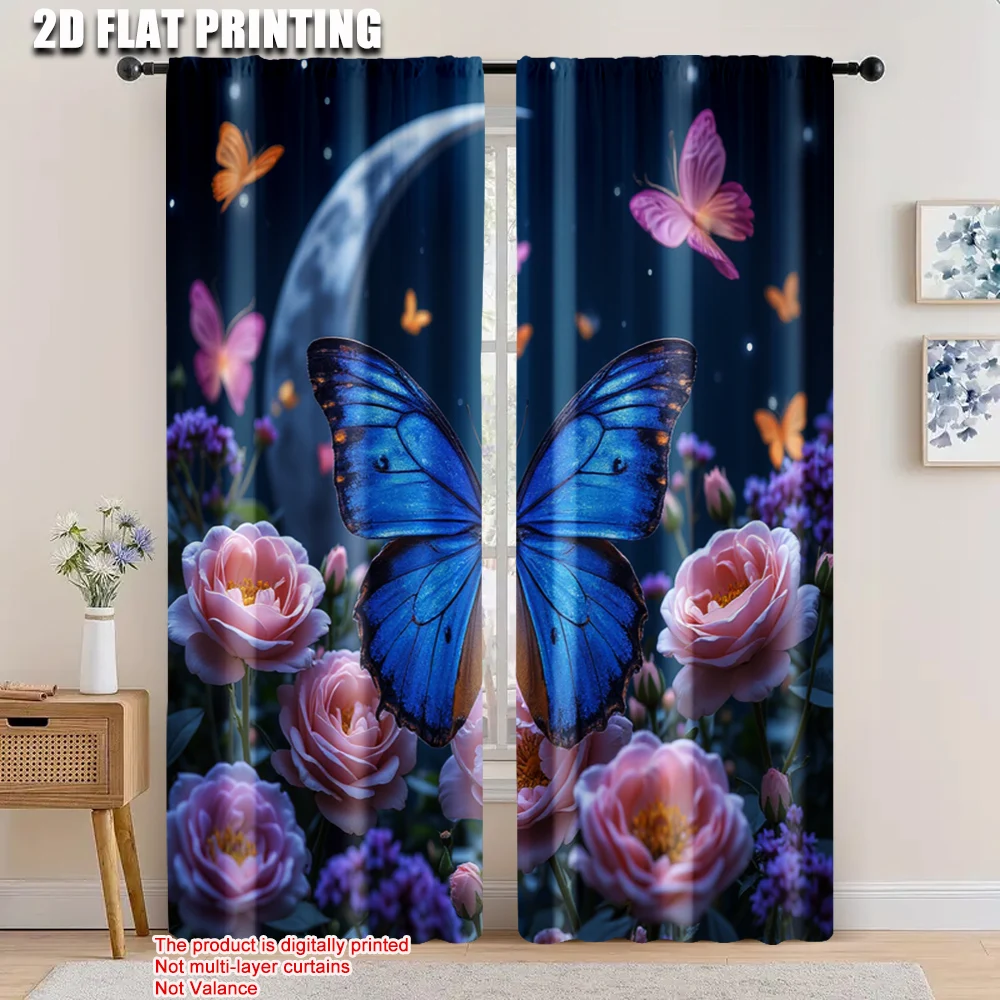 2pcs, 2D flat printing Drapes Pink Flower Butterfly Light Filter Birthday Party Applies to Living Room, Outdoor Decor
2pcs, 2D flat printing Drapes Pink Flower Butterfly Light Filter Birthday Party Applies to Living Room, Outdoor Decor