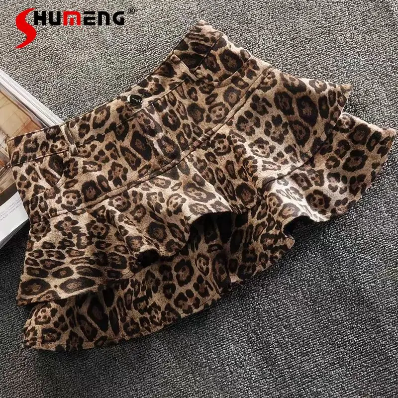 2024 New Ruffle Sexy Leopard Print Pleated Skirt for Women Y2k Mini Skirts Female Fashion Harajuku Short High Waist Hip Skirt
2024 New Ruffle Sexy Leopard Print Pleated Skirt for Women Y2k Mini Skirts Female Fashion Harajuku Short High Waist Hip Skirt