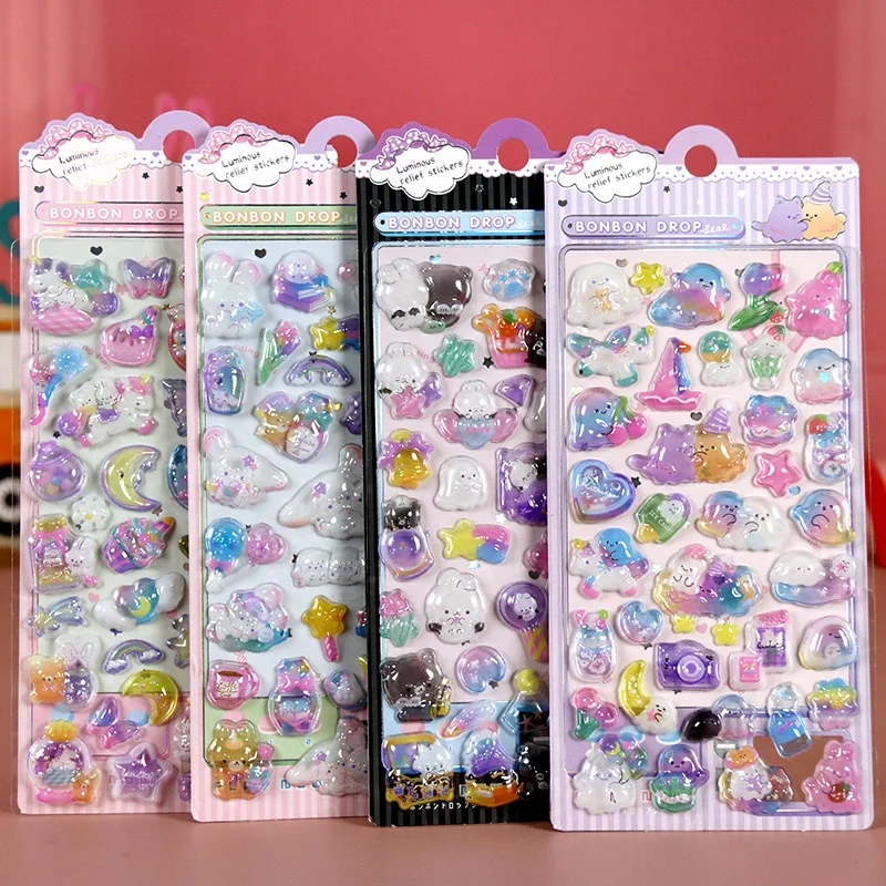 Luminous 3D Crystal Relieve Stickers for Kids Adorable Animal Baby Emotion Pack Night Glow Sticker Decals Toy & Hobbies
Luminous 3D Crystal Relieve Stickers for Kids Adorable Animal Baby Emotion Pack Night Glow Sticker Decals Toy & Hobbies