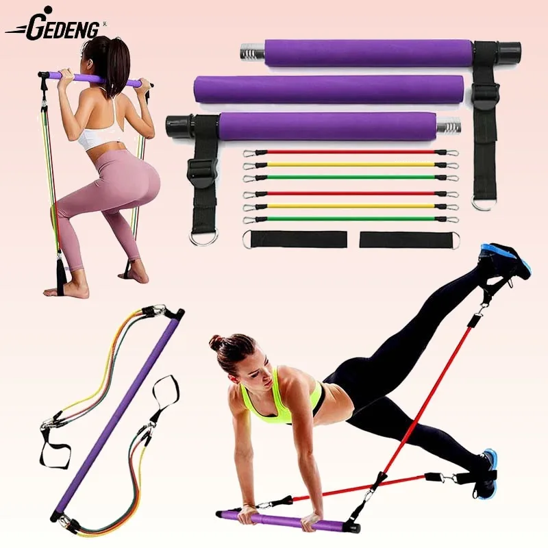 Pilates Bar Yoga Stick Home Gym Resistance Bands Pull Rope Stretch Fitness Set
Pilates Bar Yoga Stick Home Gym Resistance Bands Pull Rope Stretch Fitness Set