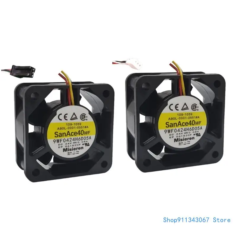 for SanAce40WF DENKI 9WF0424H6D05A 4020 3 Line 24V 0.08A FANUC Cooling Fan Drop shipping
for SanAce40WF DENKI 9WF0424H6D05A 4020 3 Line 24V 0.08A FANUC Cooling Fan Drop shipping